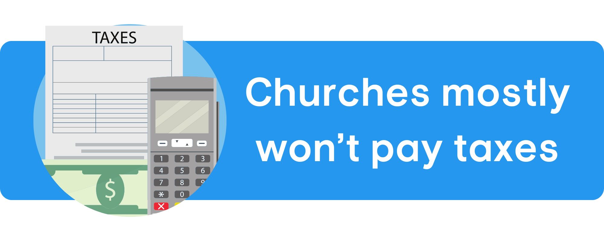 Do churches pay taxes?
