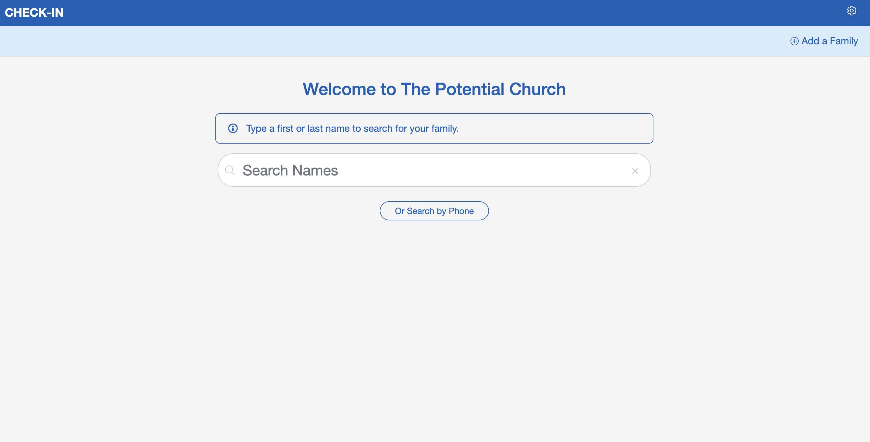 Church Check In Software